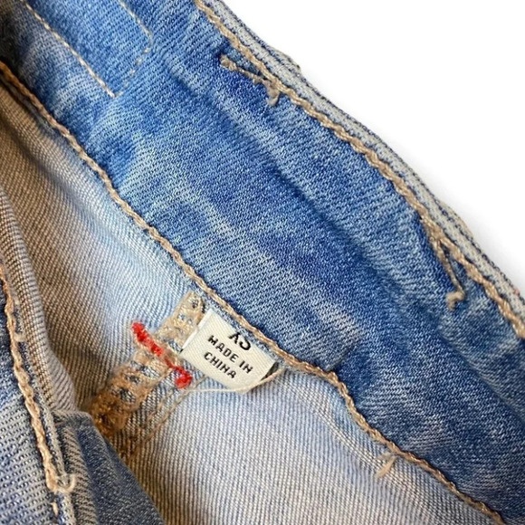 Vans Blue Denim Front Button Mini  Skirt - Picture 6 of 7